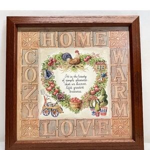 Home Interiors Cozy Warm Love Tapestry - Multicolor